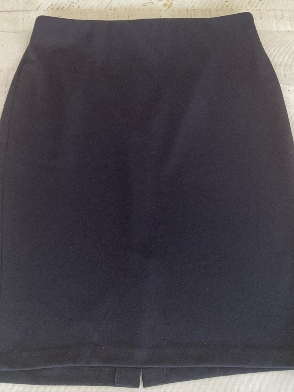 Philosophy Woman’s Knit Pencil Skirt 14 Dark Navy Preowned